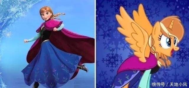 双厨|迪士尼公主化身彩虹小马,花木兰的马尾太合适了,双厨狂喜