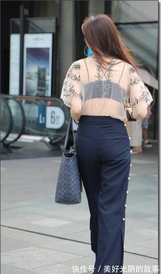 背影|美女穿透明衬衫,若隐若现的背影最让人怀念