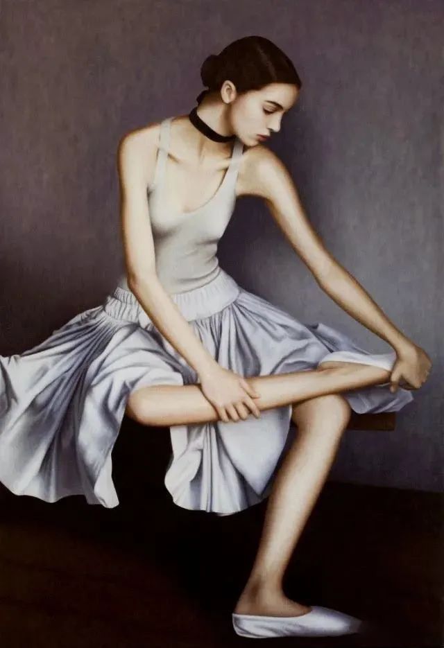 拉尔夫&超写实油画少女,人体的肤色表现堪称一绝!