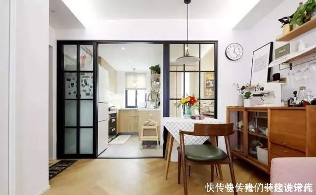 实木|46㎡小公寓：玻璃隔断通透明亮，衣帽间很迷你，干湿分类真实用！