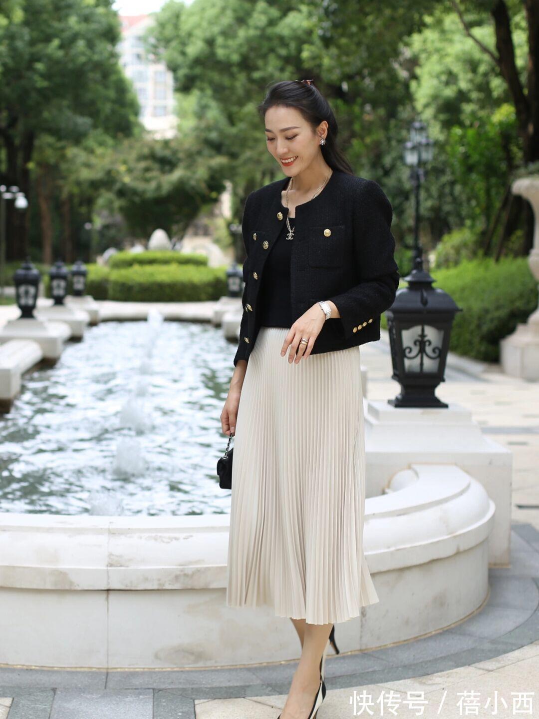 香风 入春后衣服不用多,用小香风外套打造好气质,这些搭配真值得借鉴