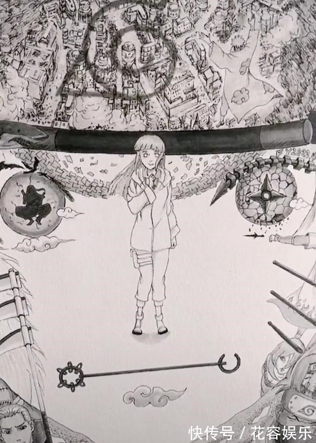 代火影|网友手绘一幅漩涡鸣人,拍卖1.4万,多人求购,网友:值这个价