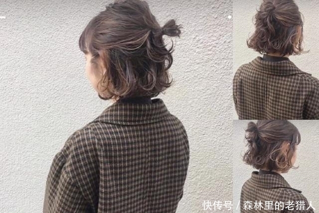 这些适合懒人的短发扎发,一分钟就可以轻松搞定!