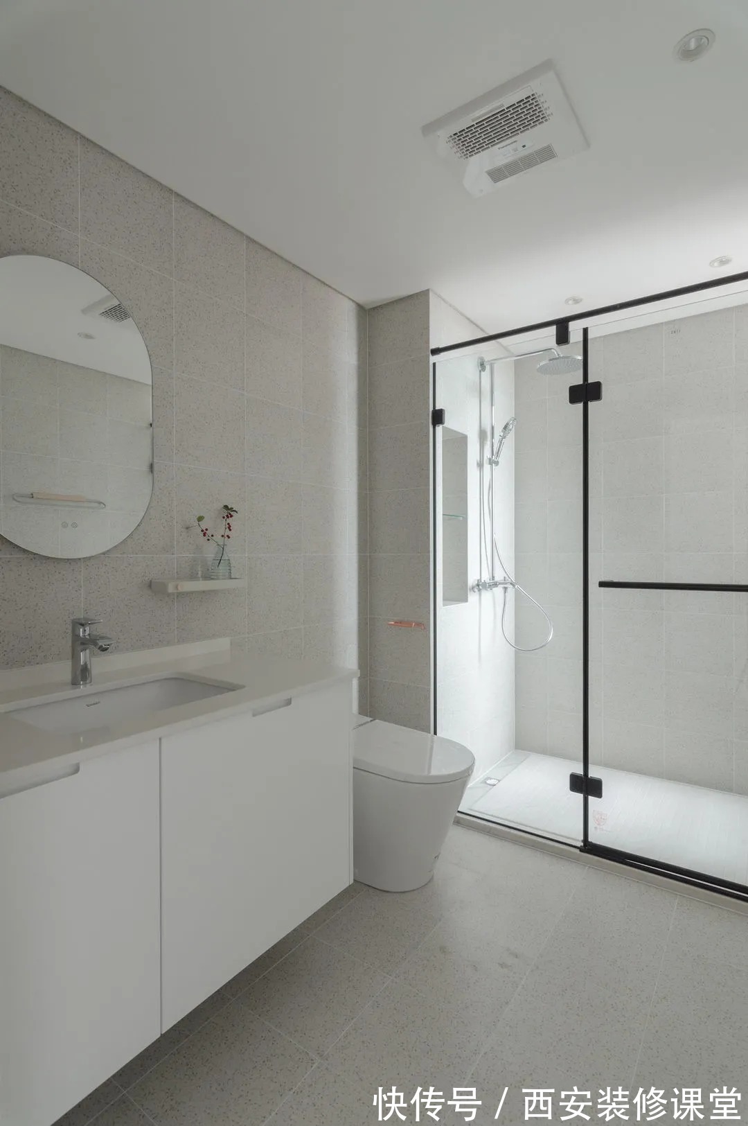 收纳|170㎡极简新中式,三口之家