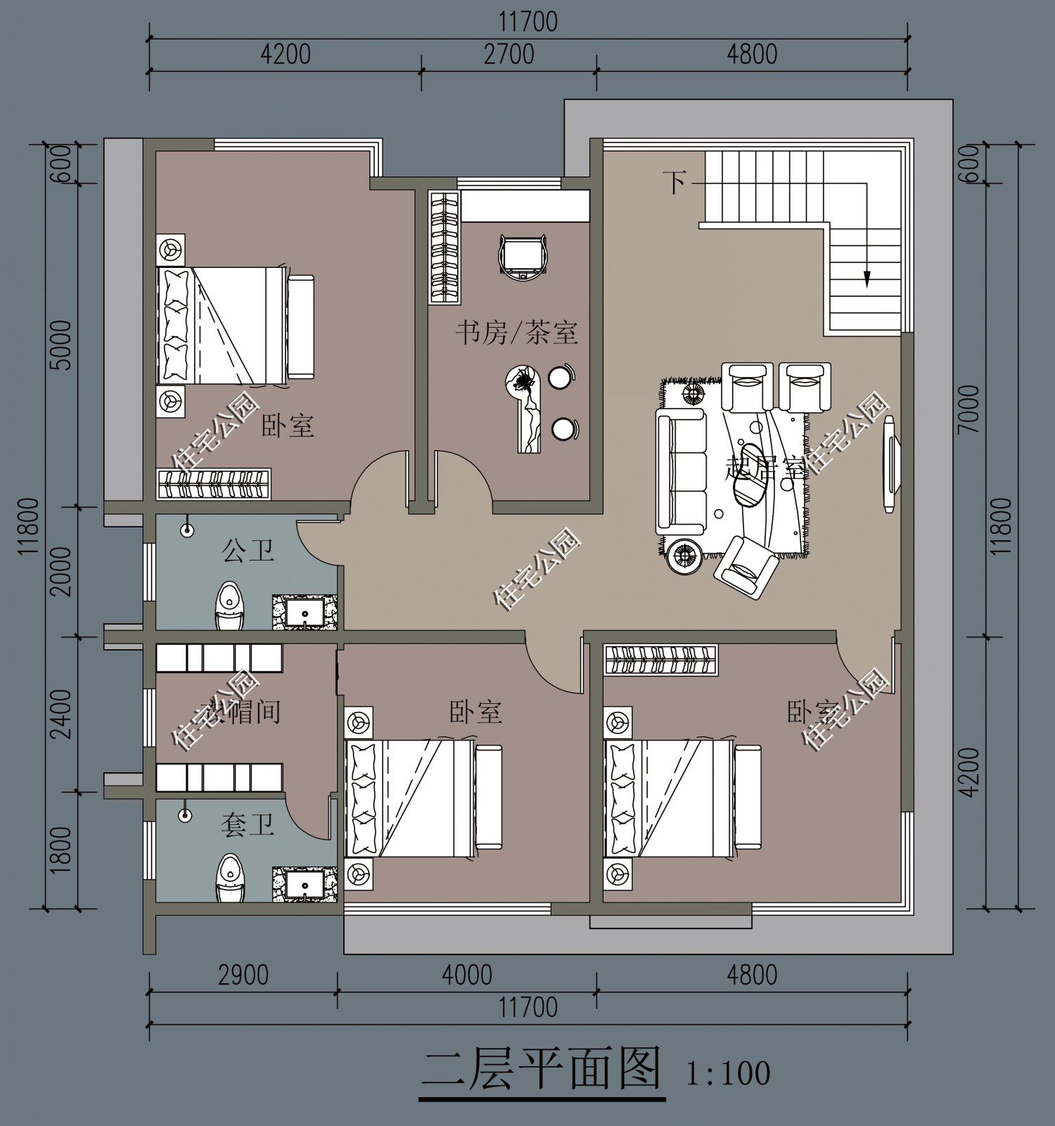 露台|农村建房想省钱？看看这10套平屋顶户型，20来万就能建好