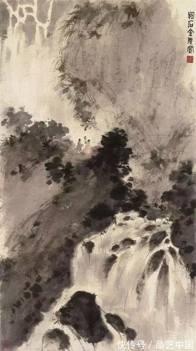 陈子庄#傅抱石:一位把个性与才情融入自己绘画中的大画家