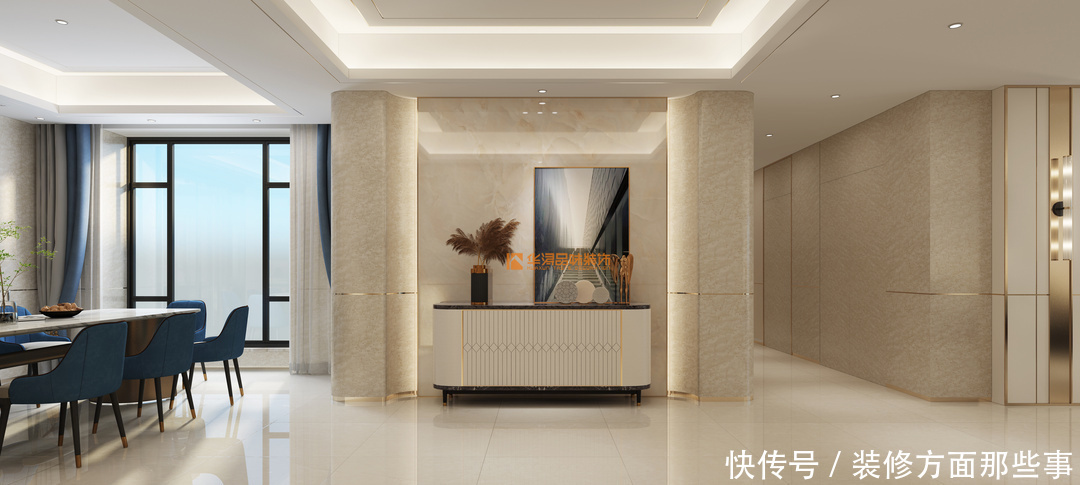 走道|289㎡现代轻奢大平层,优雅干净,奢而不华