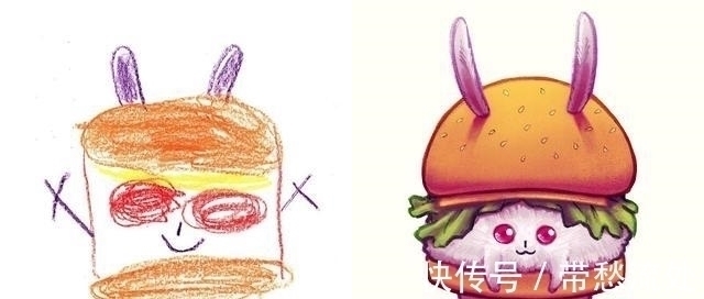 改造!17张小孩搞怪的画,没想到艺术家一改造,瞬间变得不像样!