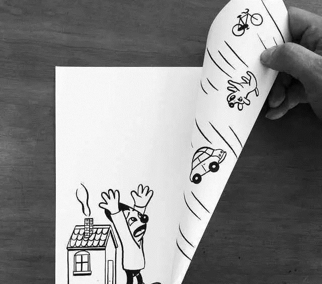 歪果仁@歪果仁脑洞大开,把一张A4纸玩成这样,进来膜拜!!