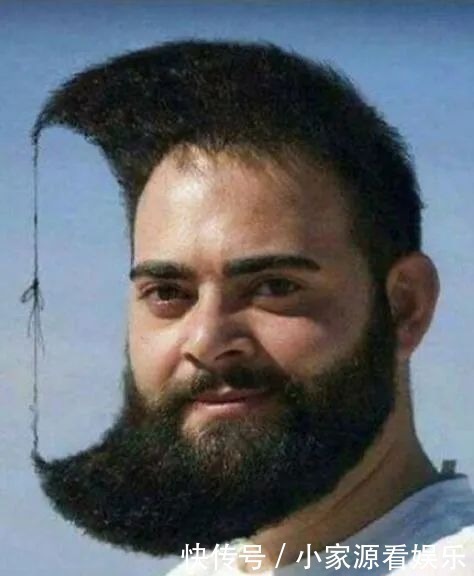 后脑勺|这外国人的奇葩发型,肚子都笑破了皮!哈哈哈哈哈哈!