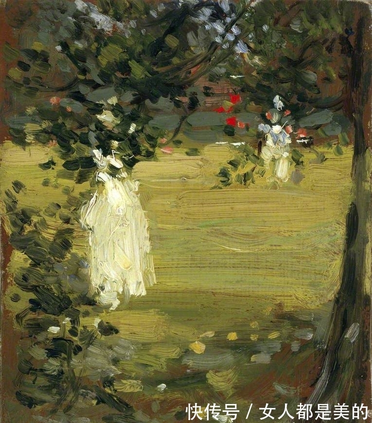 弗格森!他的油画风格多变,受野兽派启发,晚年成为苏格兰色彩大师