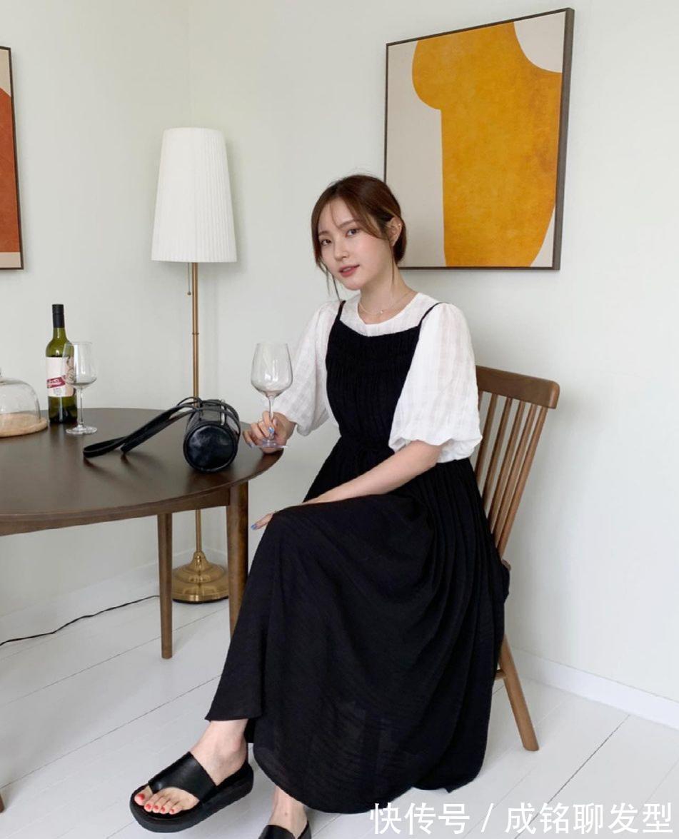 背带裙|简单又时尚的夏季穿搭,优雅大气又显气质,清爽随意又有女人味