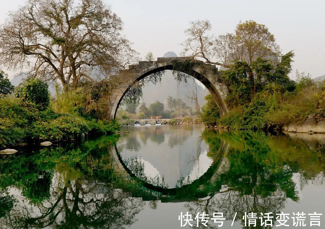 遇山芗舍|遇山芗舍：新年里带你欣赏阳朔风景民宿周边的山水古桥