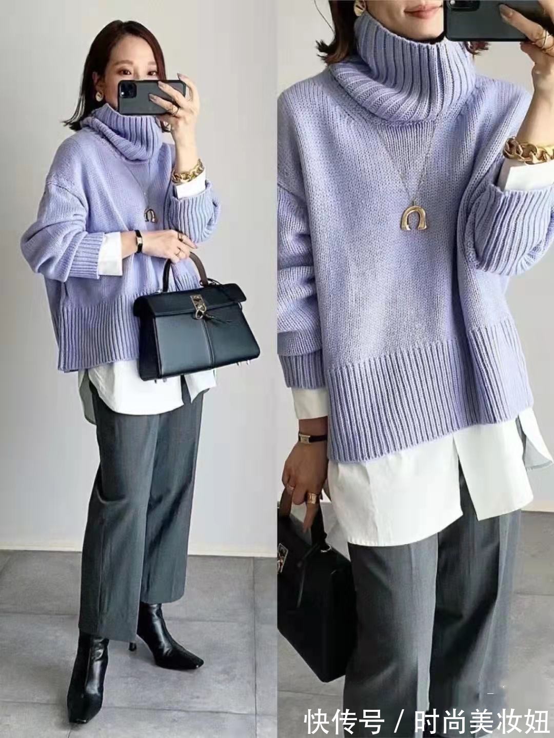 路人感 中年小个子会穿更重要,“选松不选紧”,轻松摆脱路人感