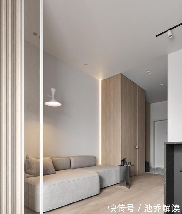 水磨石|极简生活有多舒服,88㎡不吊顶不做造型,干干净净舒服至极
