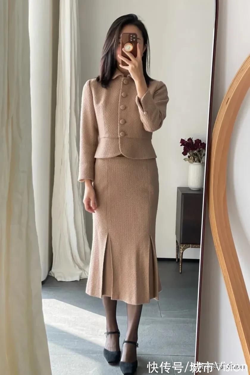 冬季 冬季永恒的味道丨小香风连衣裙套装