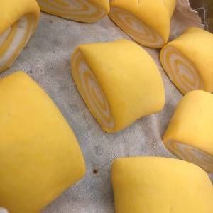 家庭早餐菜谱，南瓜双色馒头，健康美味营养，动手吧