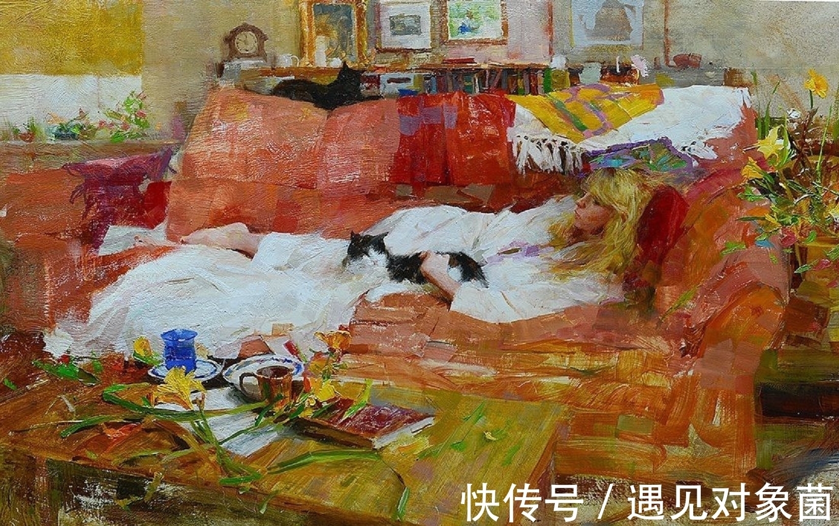 ·施密德@教科书式的经典画作,英国女王都赞赏不已的“大触之神”理查德