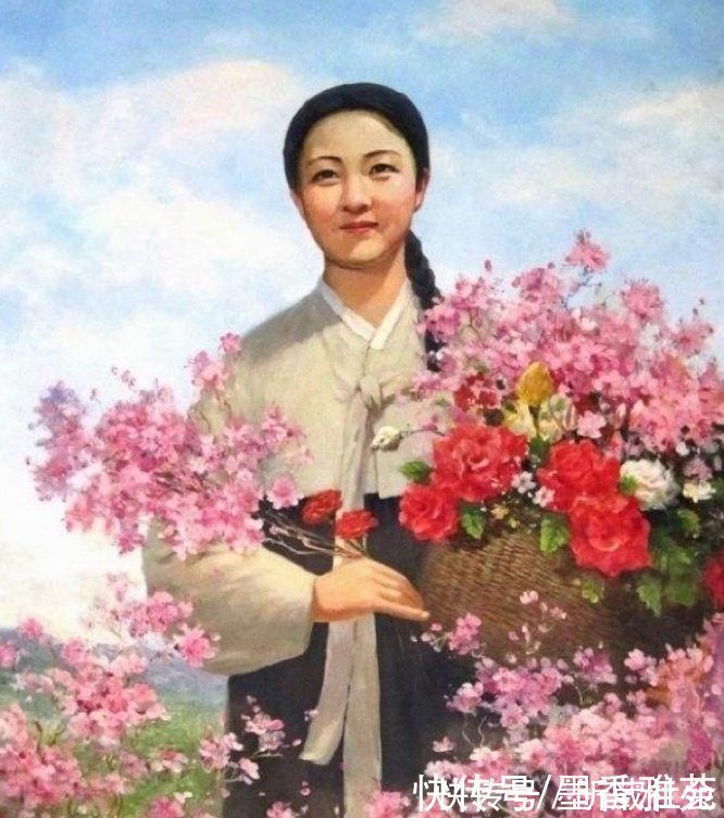 芭蕾舞者&从朝鲜精美油画,欣赏美丽的朝鲜姑娘