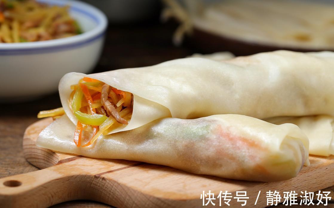 筋道|筋道的薄春饼,放一周都不怕坏,收藏起来吧