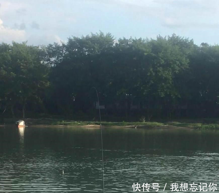 公园钓鱼,鱼竿被拖下水,游泳扛回,发现鱼还在!