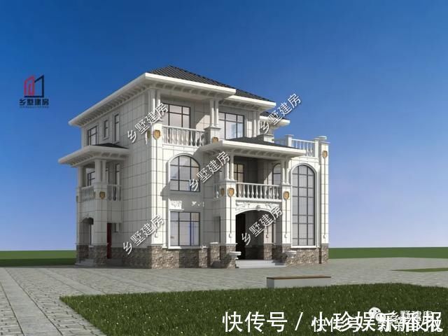 主卧|有块180平的地就不要浪费了，这栋三层别墅完胜其他农村自建房