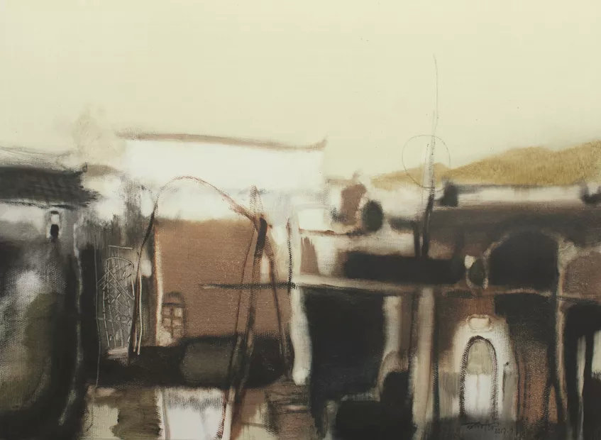 薄暮#[第七届庐山水彩节邀请嘉宾]姚波艺术作品展