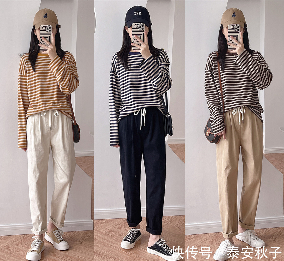 声色|夏末,气质的你穿上复古“条纹衫”:不动声色就很美、很高级!