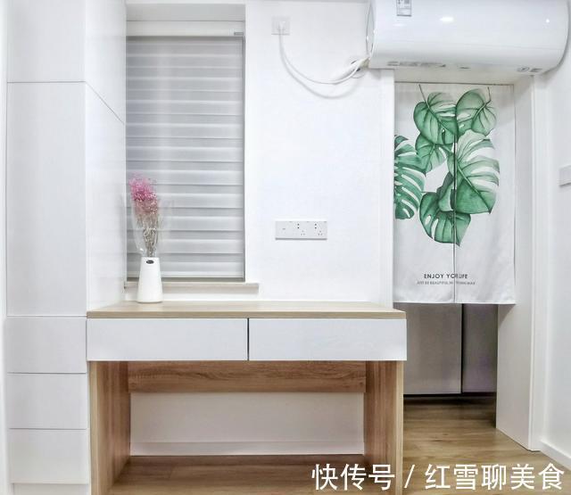 玄关|80平三房装修花了35W,婆婆负责监工,全屋效果美滋滋,太幸福了