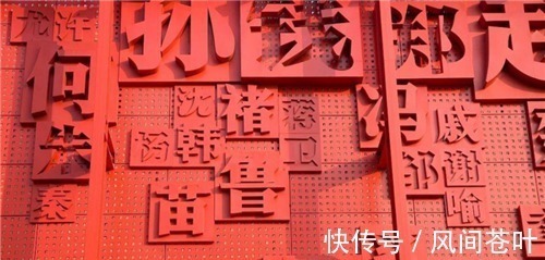 孙张挥@中国有5000多个姓氏,唯有这4大姓氏从未衰弱,你是其中之一吗!