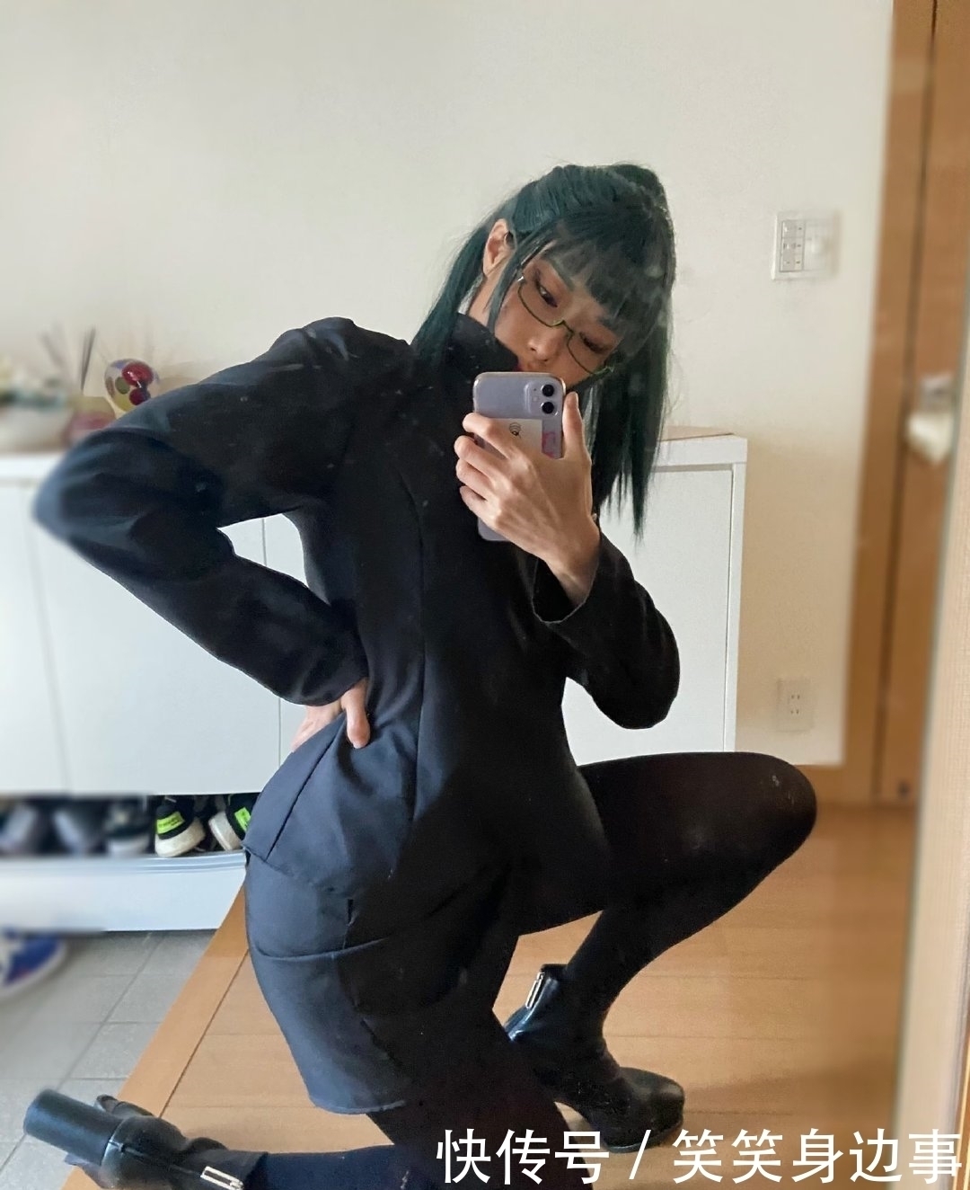 coser|网友COS《咒术回战》,禅院真希两种外形,太有力量感