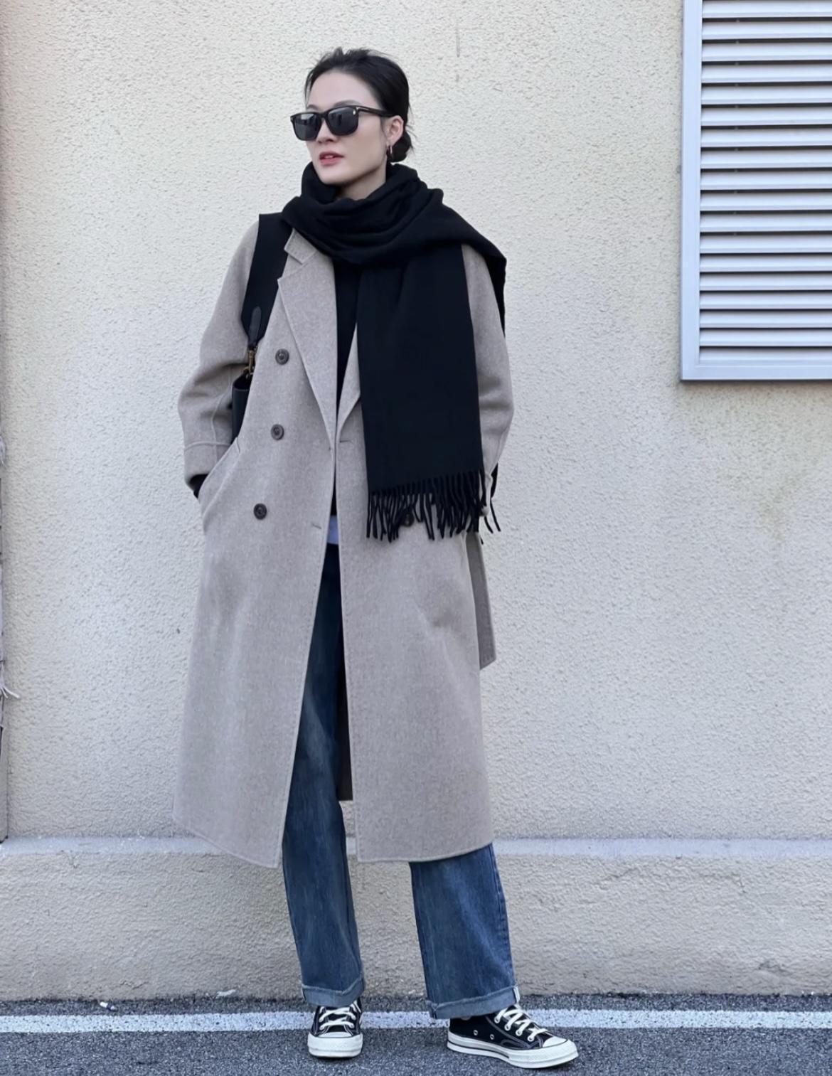 脖颈处|冬季围巾怎么搭才好看?掌握这4种方式,不光保暖还能提升气质感