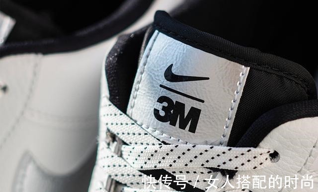 联名 硬核3M x Nike联名！大面积3M材质！鞋带都能反光！