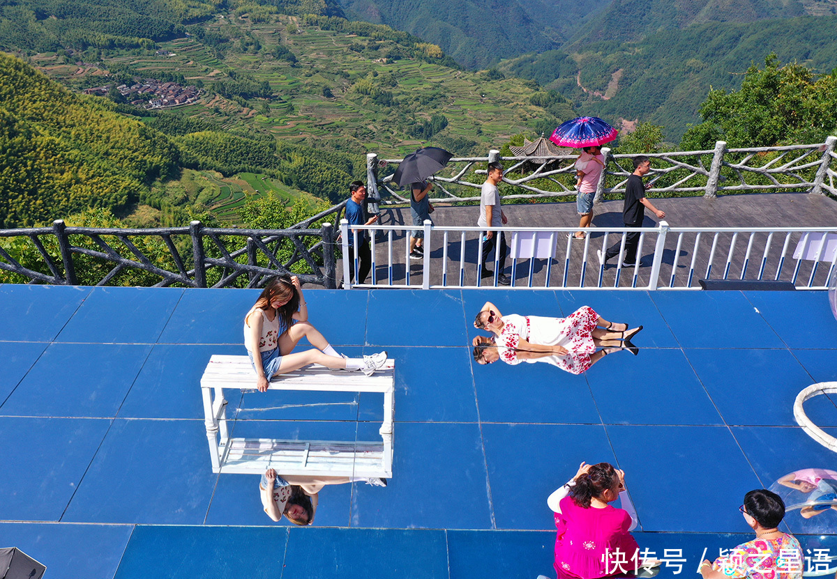 桃源 南尖岩,相忘于红尘的桃源净土,天空之镜,昙花一现