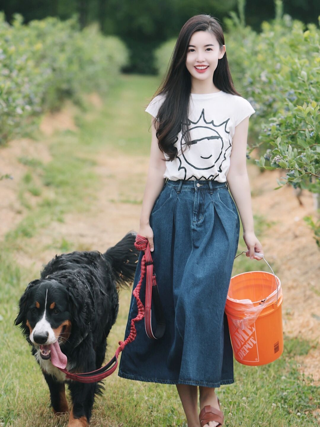 搭配|夏季,如何穿出气质女神范,针织衫搭配半身裙简约高级,清爽干练