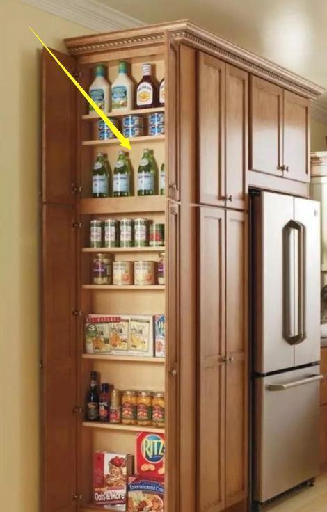 柜子|拖把再也不放卫生间!橱柜侧面留出10cm,小户型收纳空间倍增