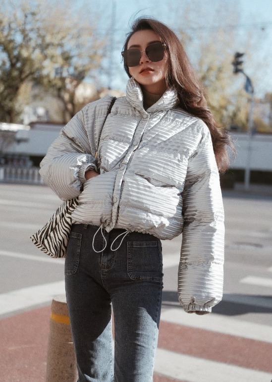 小姐姐|羽绒服怎么穿才时髦?建议“越短越好”,160cm小个子有救了