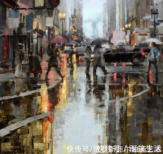 雅各布·德恩#美国画家雅各布·德恩超强表现力现代印象派油画作品欣赏