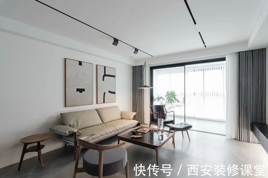 收纳|170㎡极简新中式,三口之家