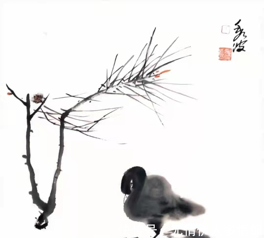 写意花鸟画@于秀波大写意国画 意境深邃 气韵灵动