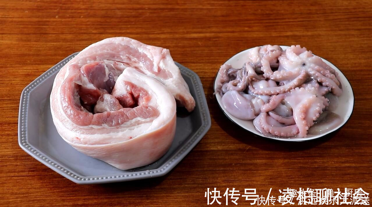 八爪鱼|不用焯水，不用炒糖色，用八爪鱼炖出来的红烧肉，肉香四溢