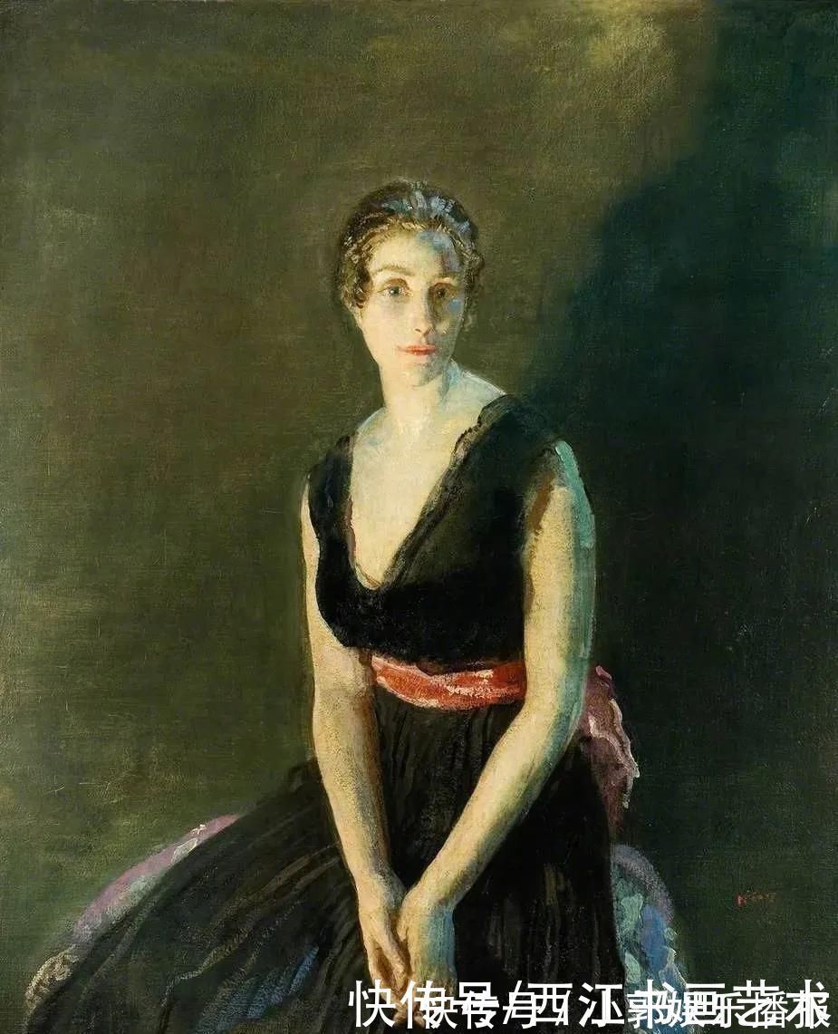 麦克沃伊&有质感的水彩肖像:英国画家亚瑟.麦克沃伊作品选