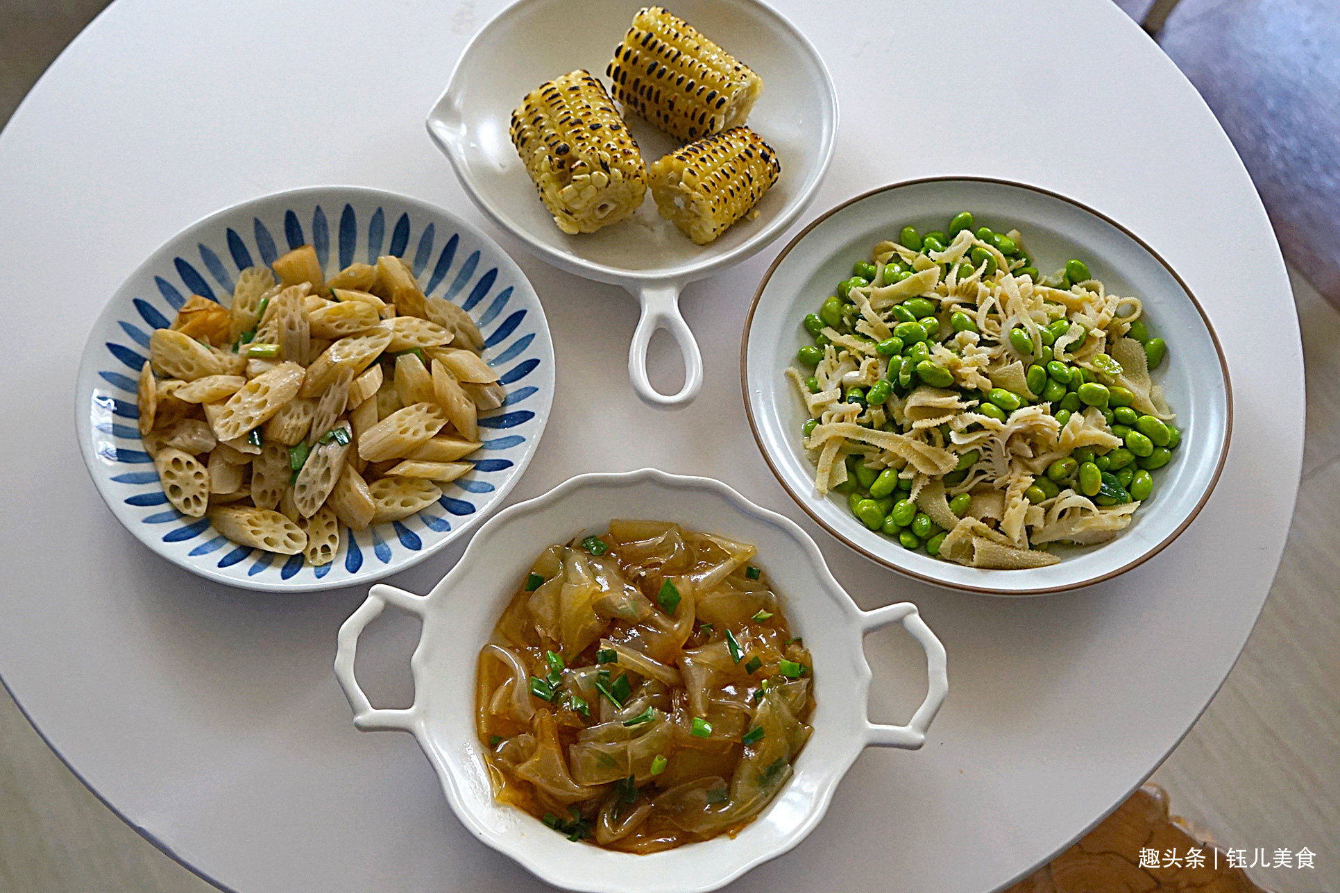 75岁婆婆做的清淡午餐,发朋友圈火了,大热天简单吃还真不错