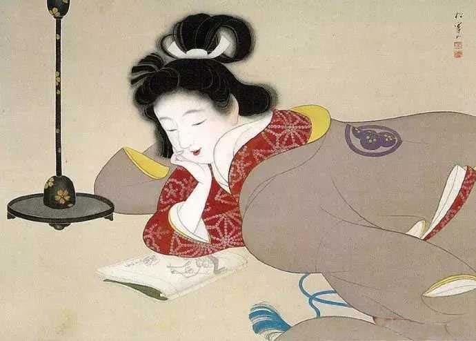  松园|日本天才画家上村松园浮世绘美女作品欣赏（图）