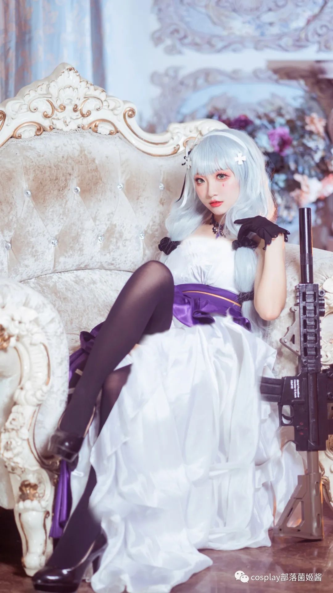 cos：少女前线HK416星之茧cos正片@尤幽