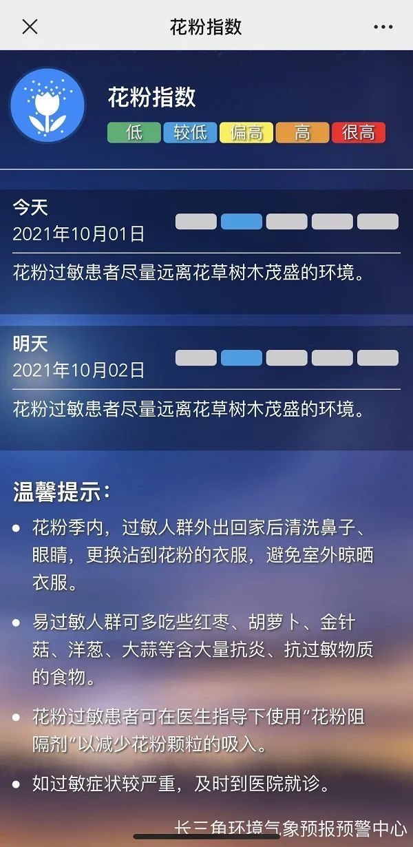 过敏原|小草也是过敏原？“花粉指数”先了解一下
