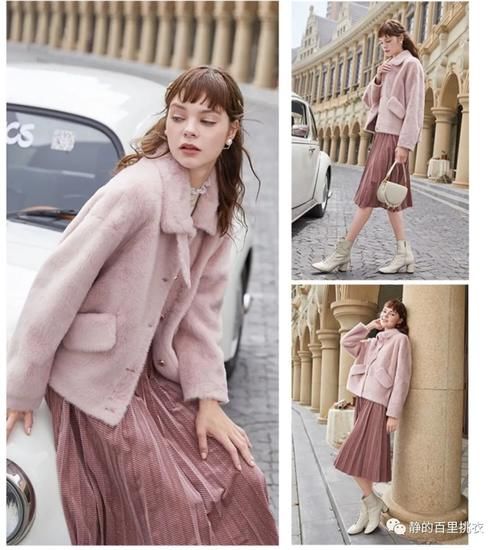 冬季流行的羊羔毛外套,颜色搭配简单不复杂,原来这么高级