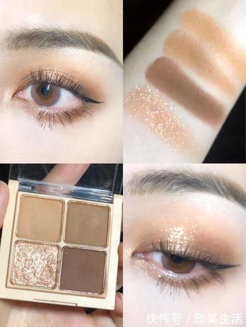 老虎盘|肿眼泡女生多选大地色系眼影,消肿耐看又显白,新手也合适