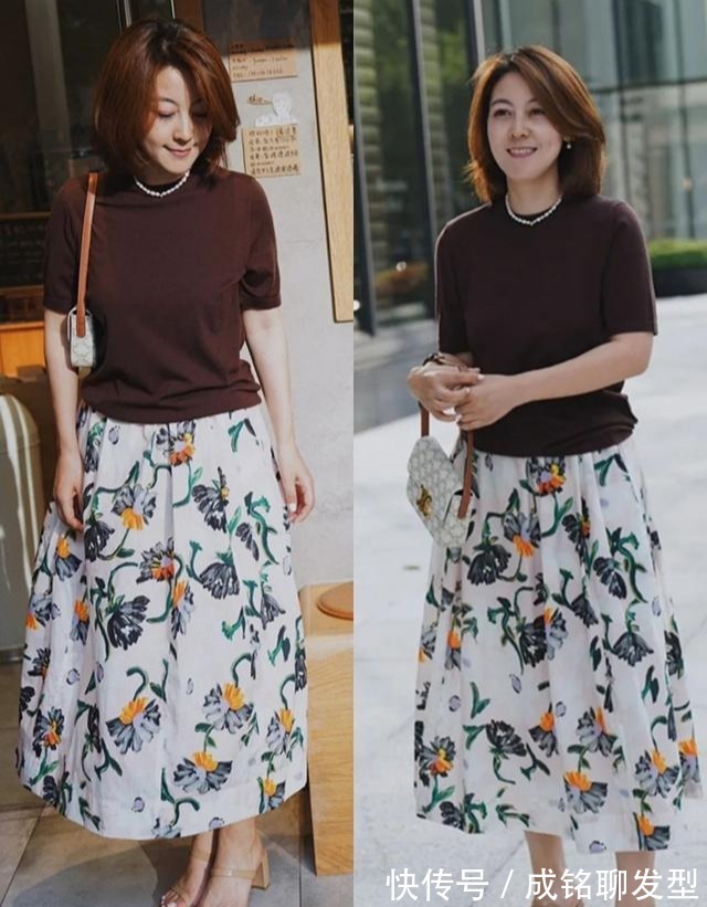 纽扣|奔五的女人别穿得太职业,试试这几种高级感穿搭,时尚优雅又减龄