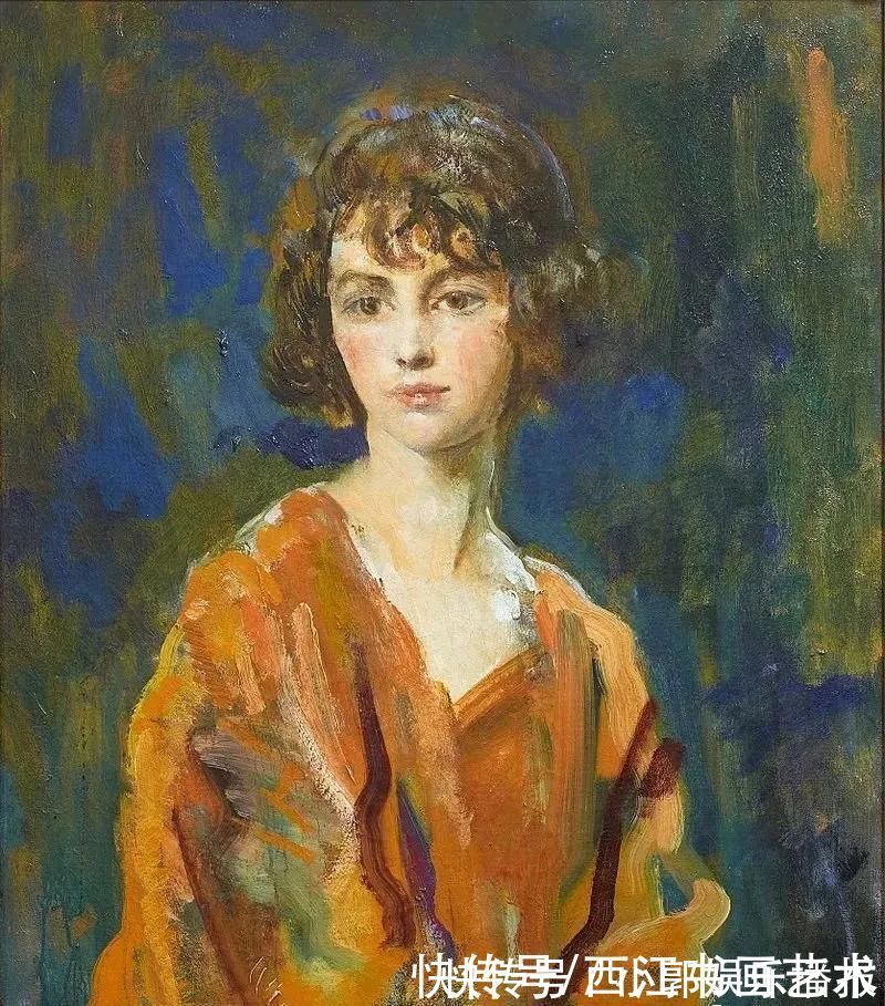 麦克沃伊&有质感的水彩肖像:英国画家亚瑟.麦克沃伊作品选